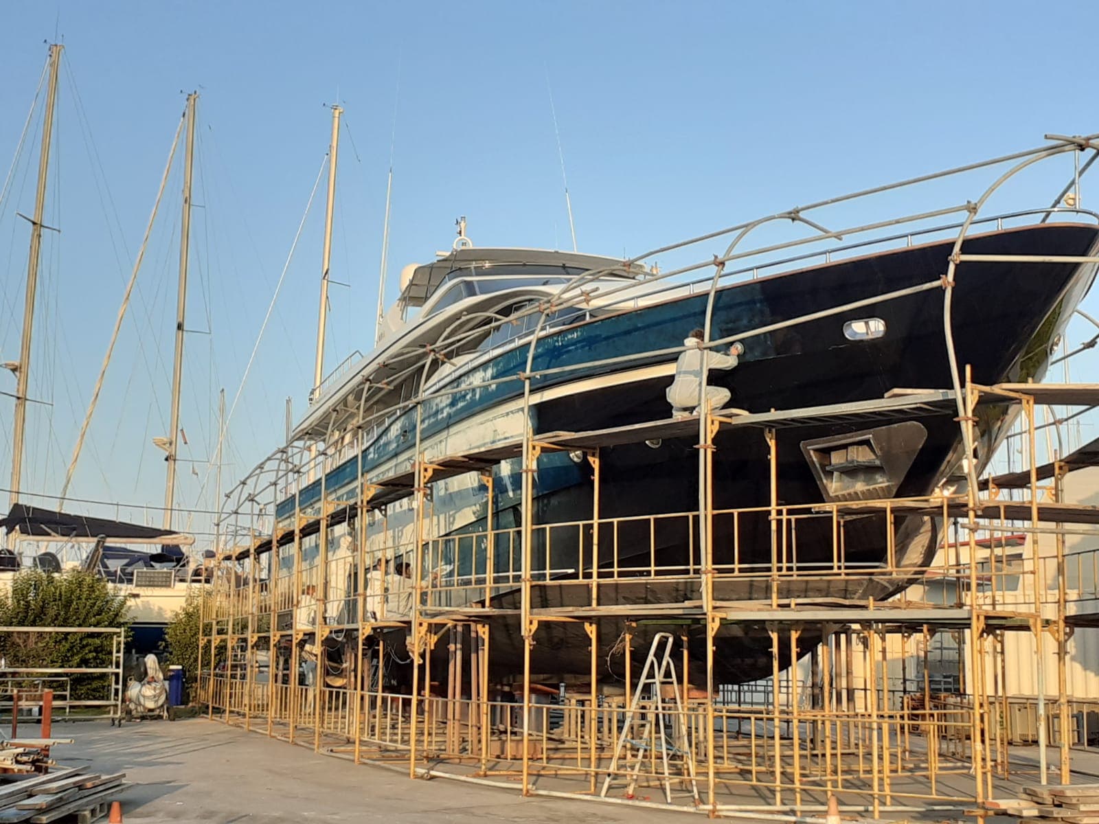 Corfu marina